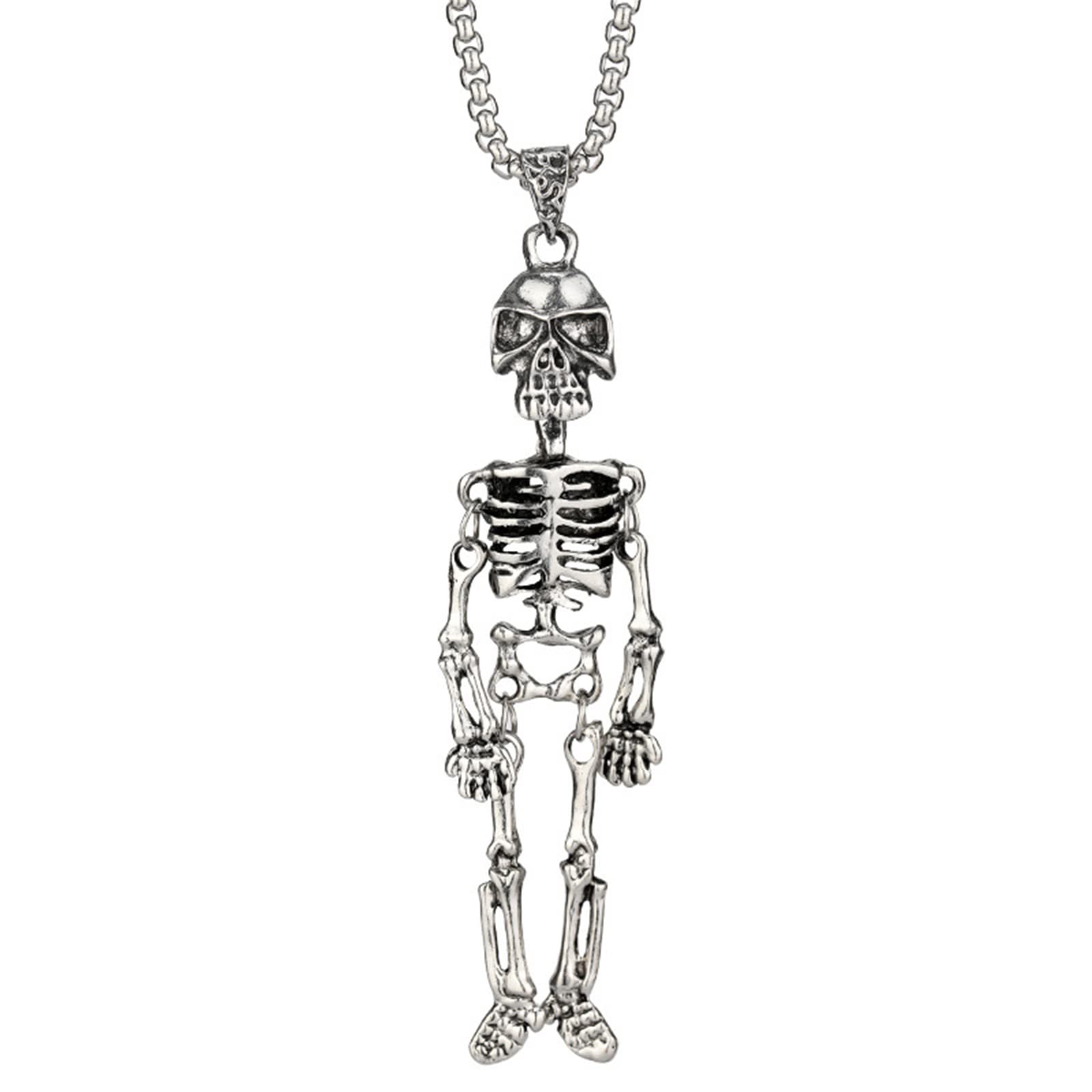 Sugar Skull Car Accessories Car Mirror Hanging Accessories, Swinging Skull Car Decor Skeleton Hanging Ornament Rear View Mirror 