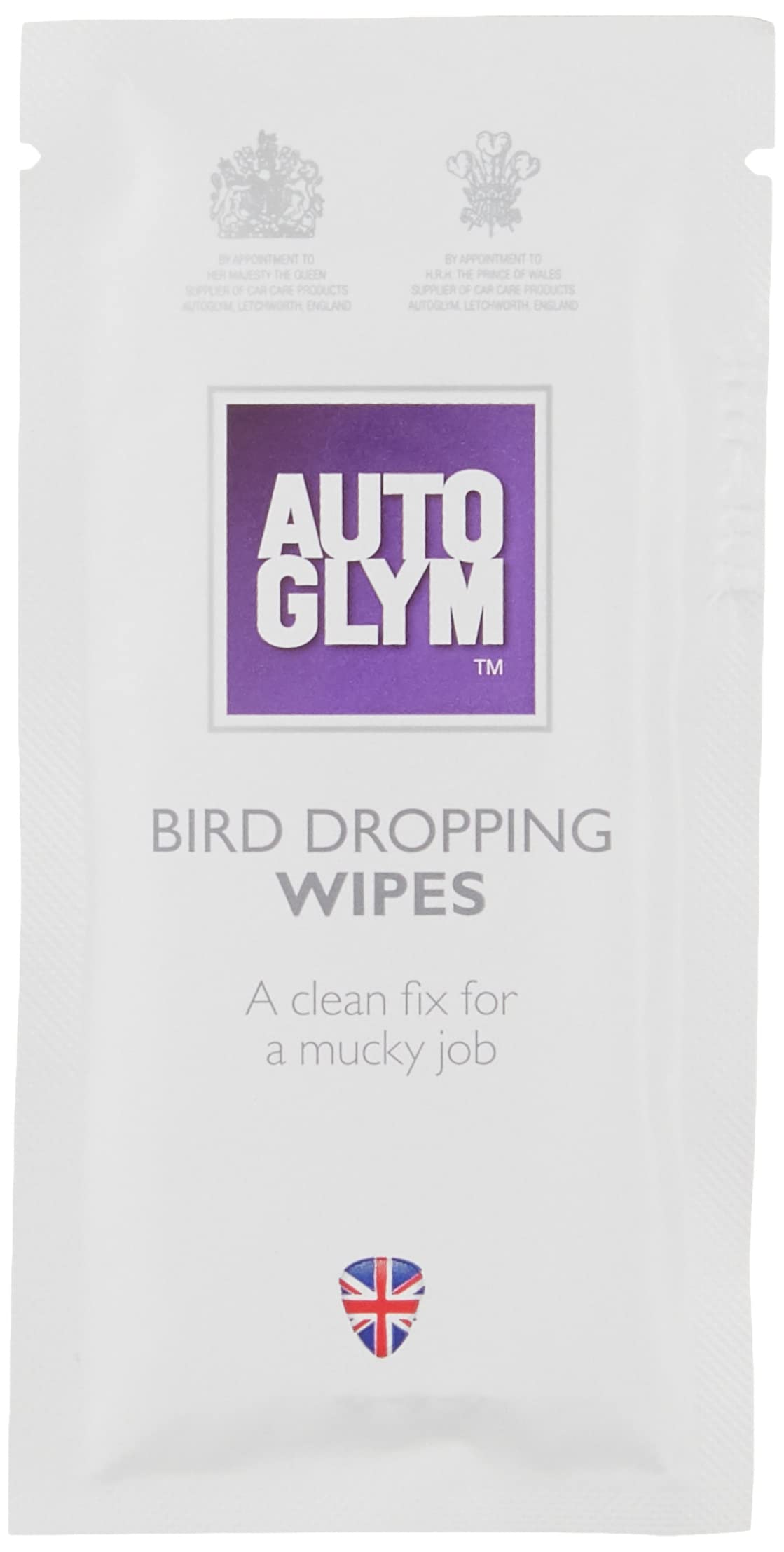 Autoglym Bird Dropping Wipes,Ax10 - car cleaning Wipes Offer A Quick, clean Fix for a Mucky Job