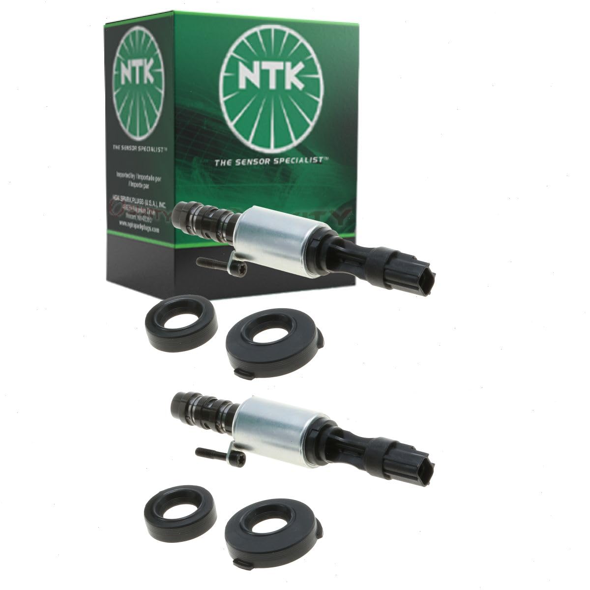 2 pc NTK Variable Timing Solenoid VVTs compatible with Ford F-150 4.6L 5.4L V8 2004-2010