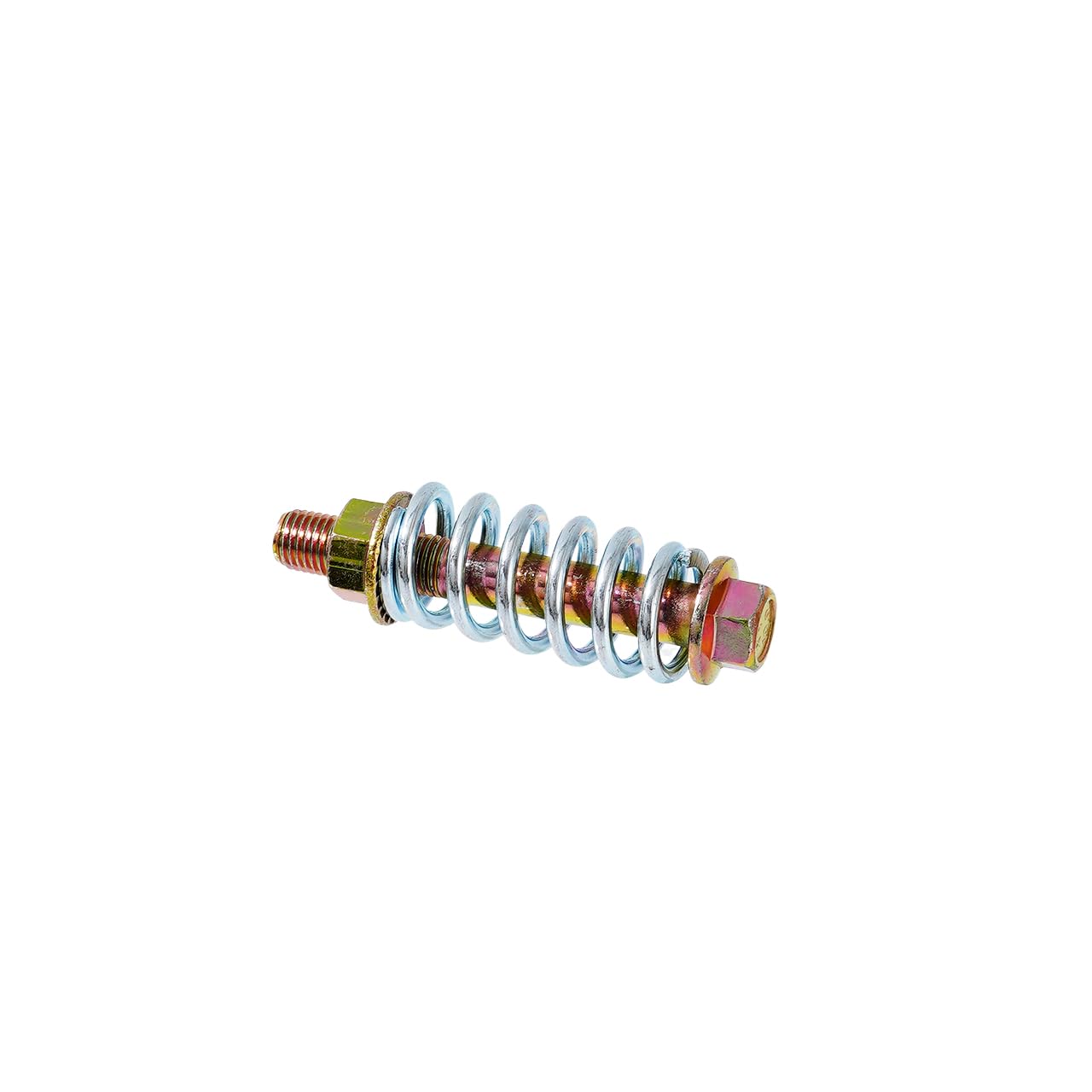 Rwraps Exhaust Spring Bolt & Nut Hardware Kit, M10-1.5x67mm, Mild Steel, 2-Pack