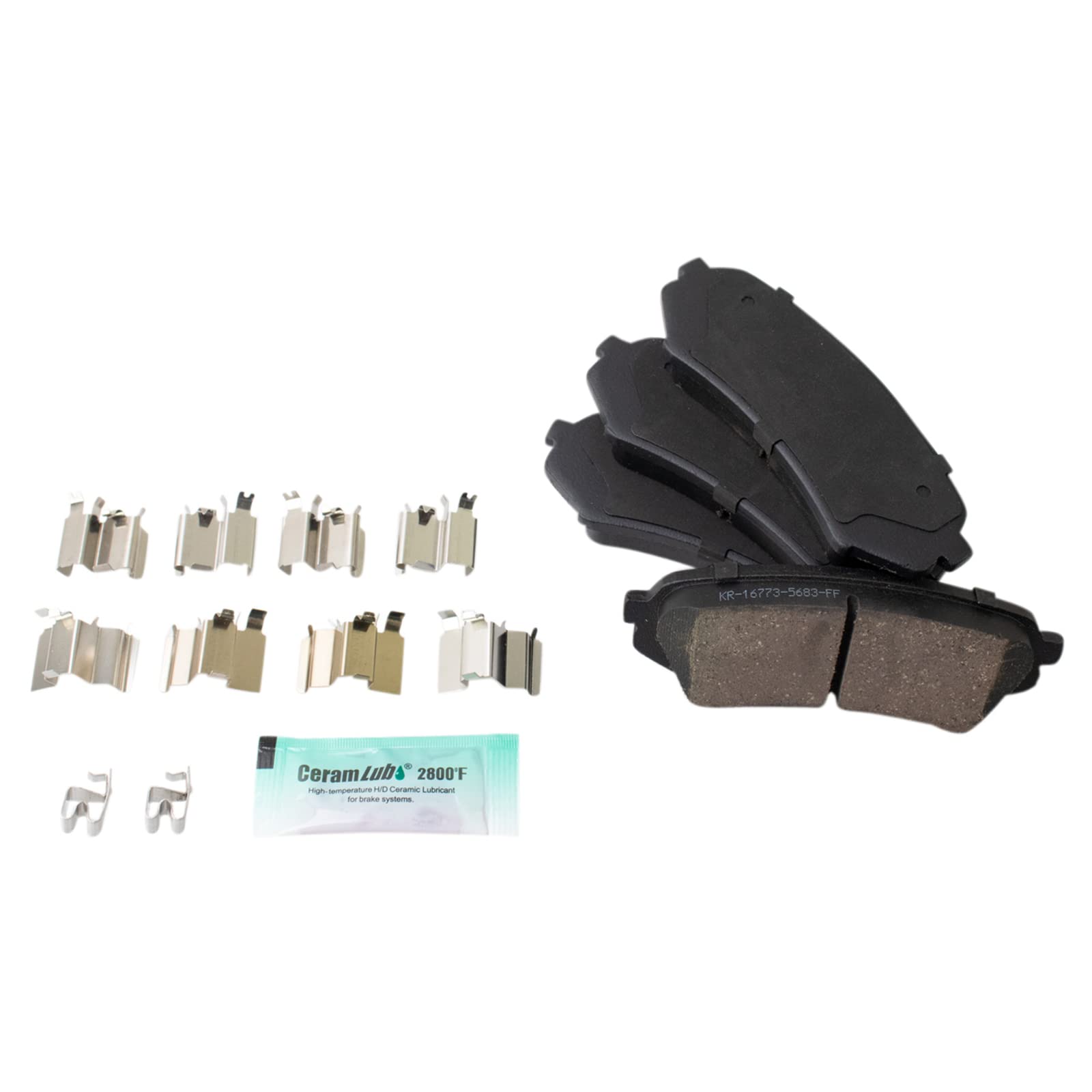 Trq Rear Brake Pad & Rotor Kit Brake Pads Brake Rotor Parking Brake Shoe Set Ceramic Compatible With 2005-2007 Lexus Lx470 1998-