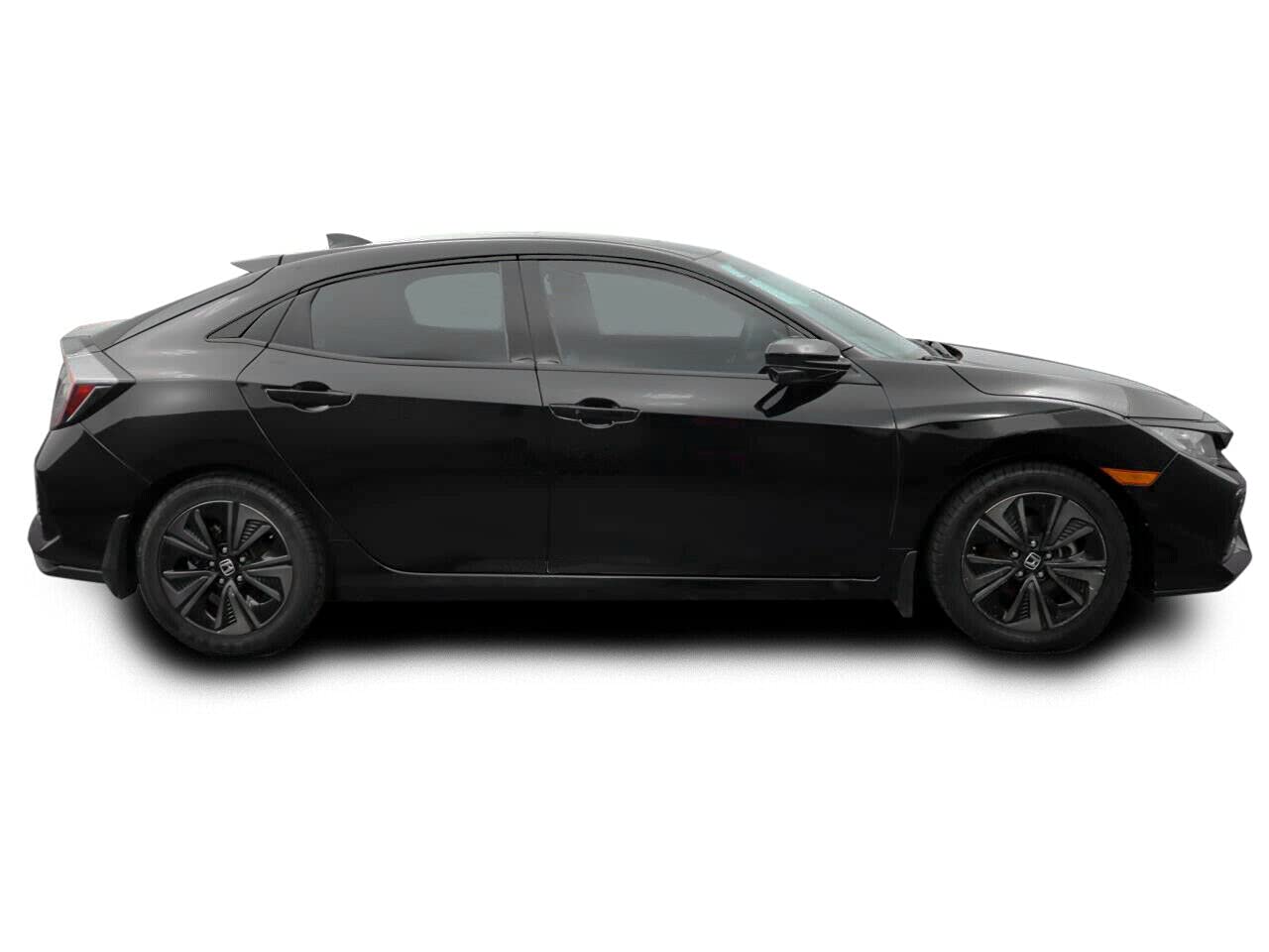 SlickMod Chrome Delete Vinyl Overlay for 2016-2021 Honda Civic Hatchback - Satin Black