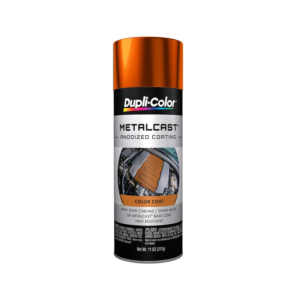 Dupli-Color Metalcast Spray Paint - 11 oz - Orange Copper Anodized - Model MC205