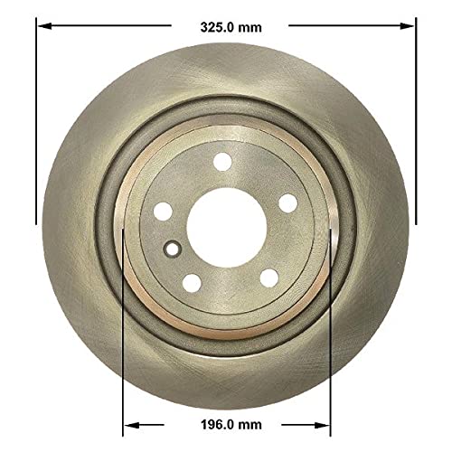 Bendix Premium Prt6190 Rear Brake Rotor For Mercedes-Benz Gle300D 2016, Gle350 2018-2016, Ml250 2015, Ml350 2015-2012