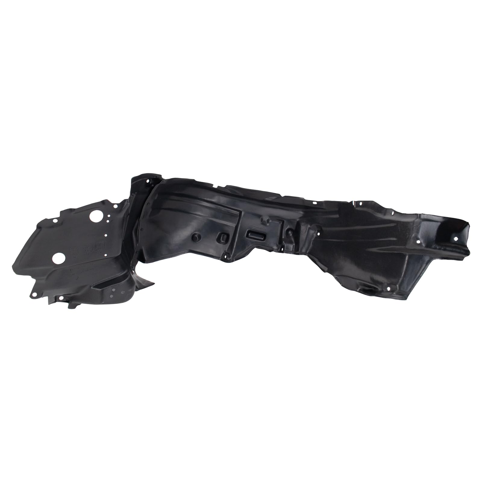 TRQ Front Inner Fender Liner Set for Lexus GS300/GS400/GS430, Black, Plastic, Model BDA07061, 1998-2005