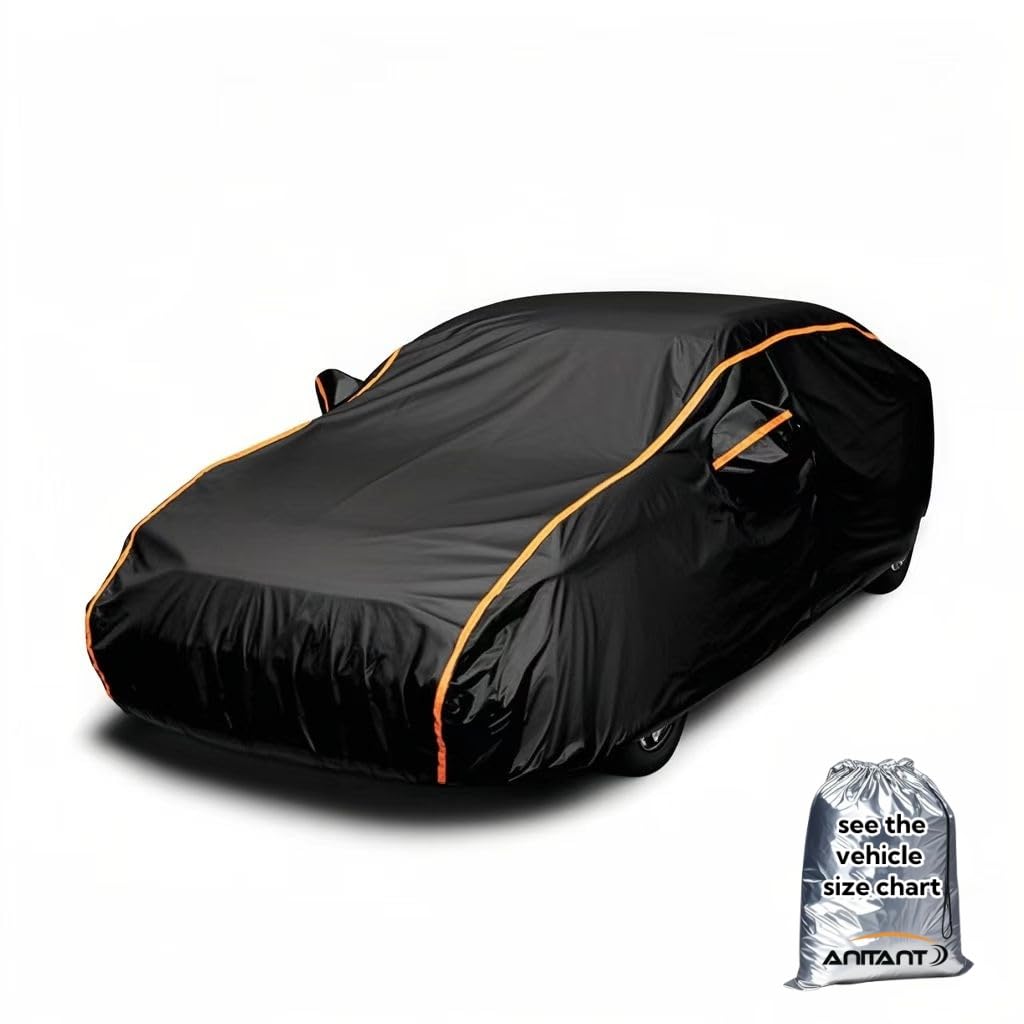 Anitant Waterproof Car Cover,Carpa Para Carro,Small Car Cover,Car Covers For Automobiles All Weather Waterproof,Full Exterior Co