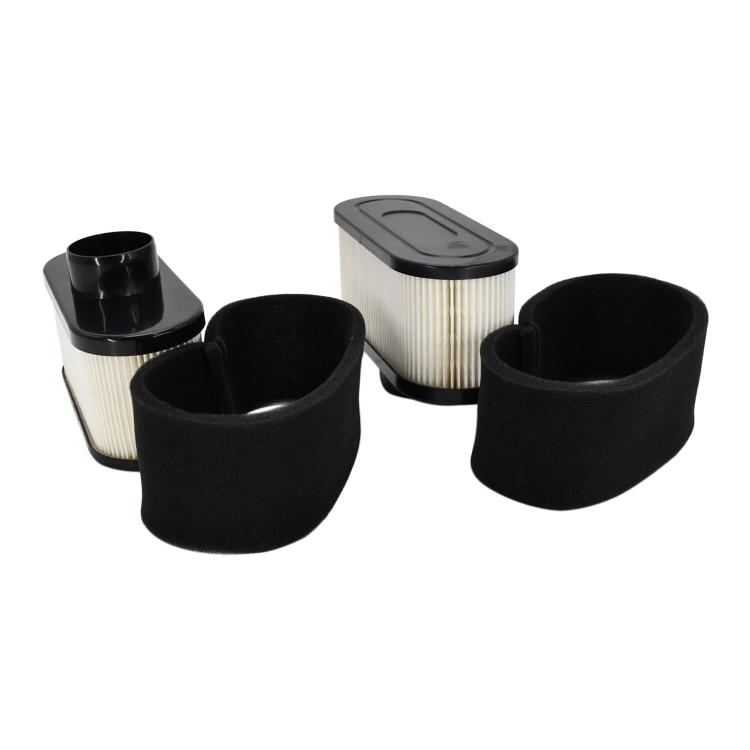 2 Pcs Air Filter & Pre Filter for Kawasaki 11013-0726 11013-0752 11013-7047 11013-7049 FR651V FR691V FR730V FS481V FS541V FS600V