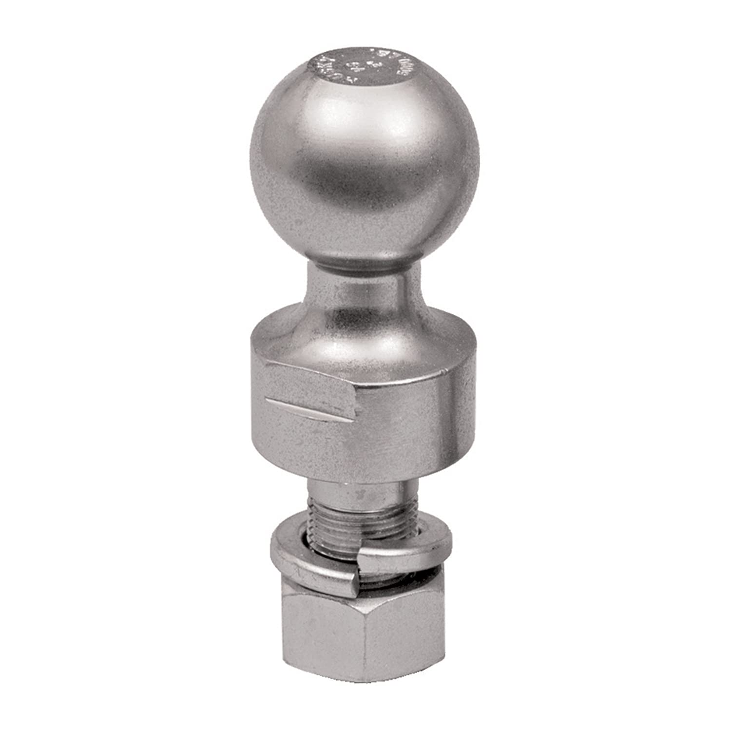 HUSKY TOWING 30601 2 X 1 X 1 Chrome Finish Solid Steel Trailer Hitch Ball Lift