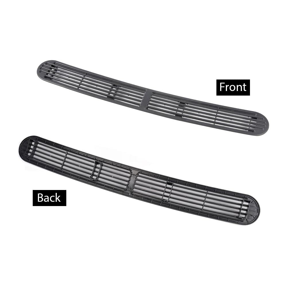 Pit66 Gray Graphite Dash Defrost Vent Cover Grille Panel Compatible With 1998-2005 Chevy S10 Replacement For Gmc Oldsmobile Suv