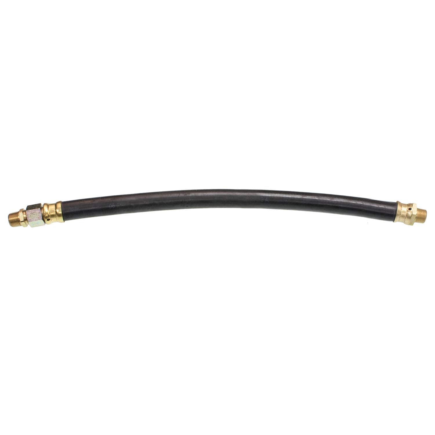 1/2' Air Hose Assembly - 18' - 3/8'-18 (1 Fixed & 1 Swivel) - Max Op 225 Psi