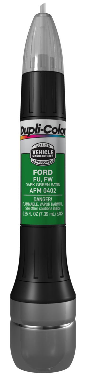 Dupli-Color AFM0402 Scratch Fix All-In-1 Exact-Match Automotive Touch-Up Paint - Ford Dark Green Satin - 0.25 oz. Paint Pen