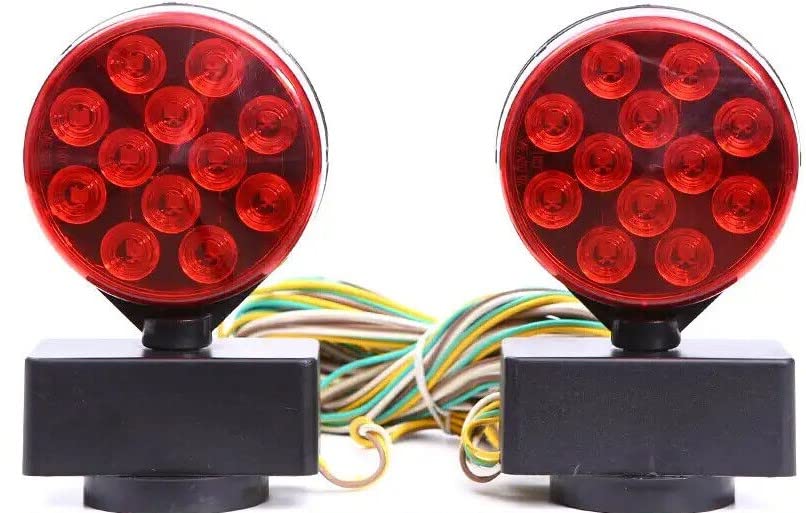 ROULER ProlinePI new LED 12V Magnetic Towing Tow Light Kit for Trailer RV Dolly Tail Tow Car Boat Truck
