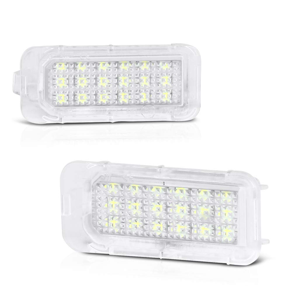 Vipmotoz Full Led License Plate Light Tag Lamp Assembly Replacement Pair For Ford Explorer Expedition Fiesta Escape Fusion Linco