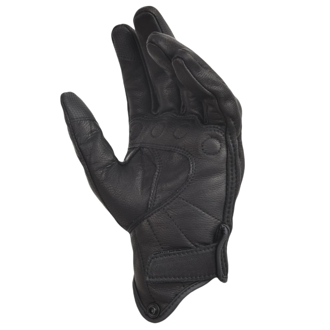 sibewora Motorcycle Gloves for Men Motocycle Gloves Touchscreen Full Finger Leather Gloves Riding Driving Biker Glove Black (XXL