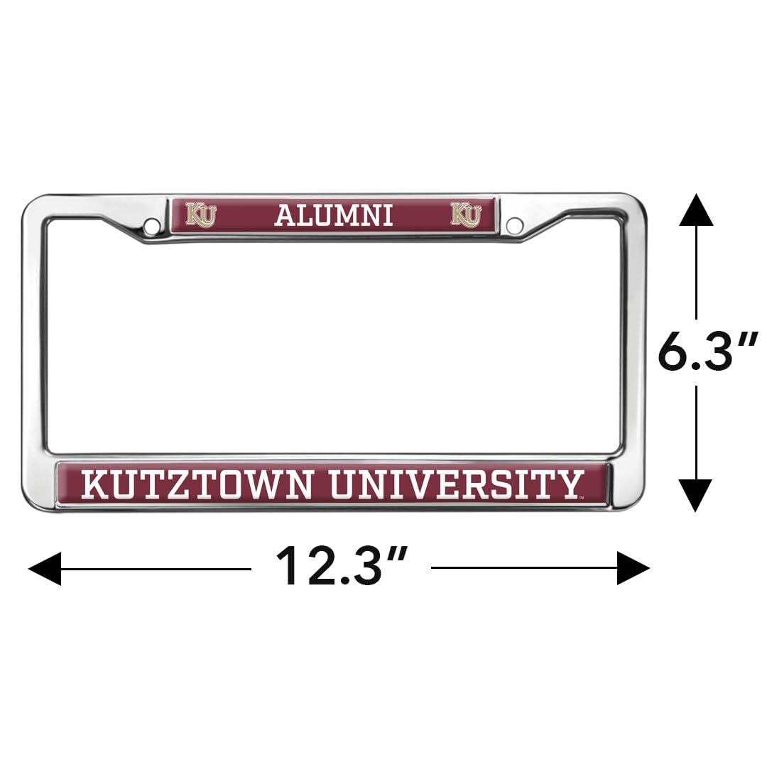 Kutztown University Alumni Full Size Standard License Plate Metal Frame