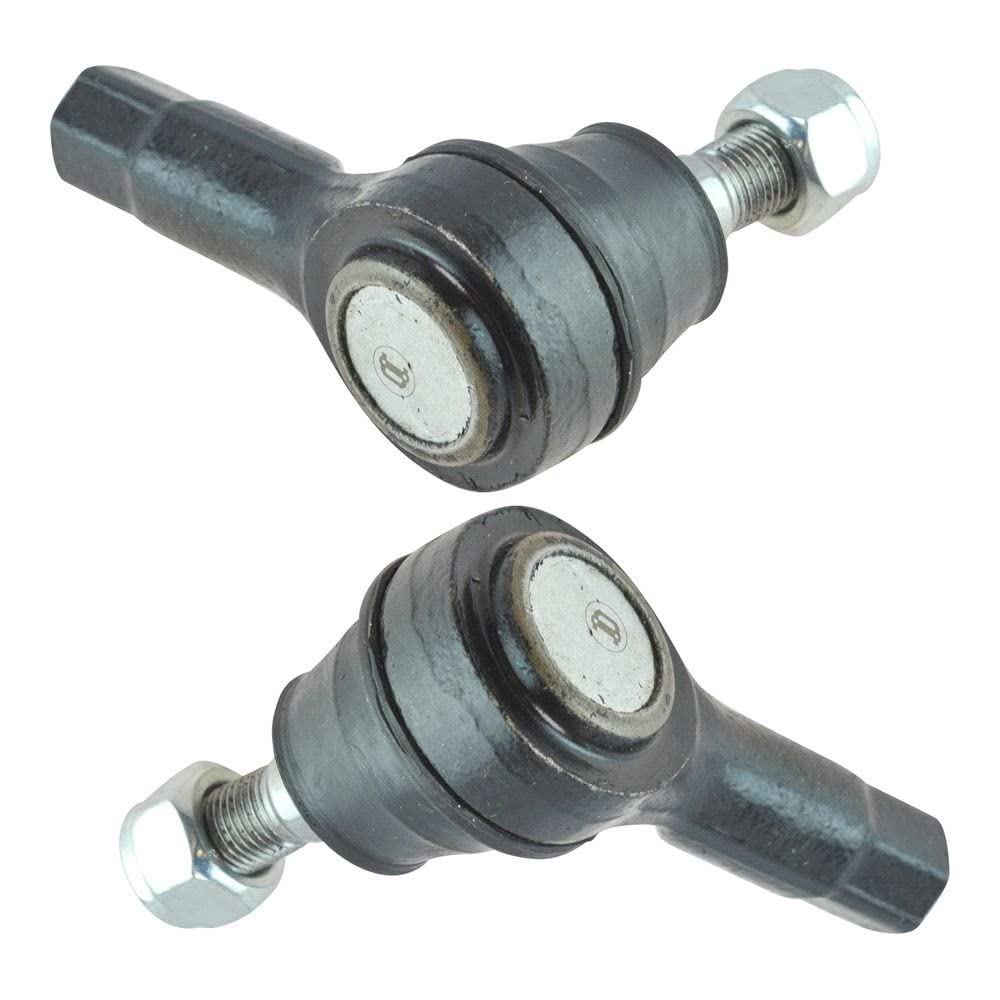 TRQ Front Outer Tie Rod Set Compatible with 1994-1997 Ford Aspire 2001-2005 Kia Rio