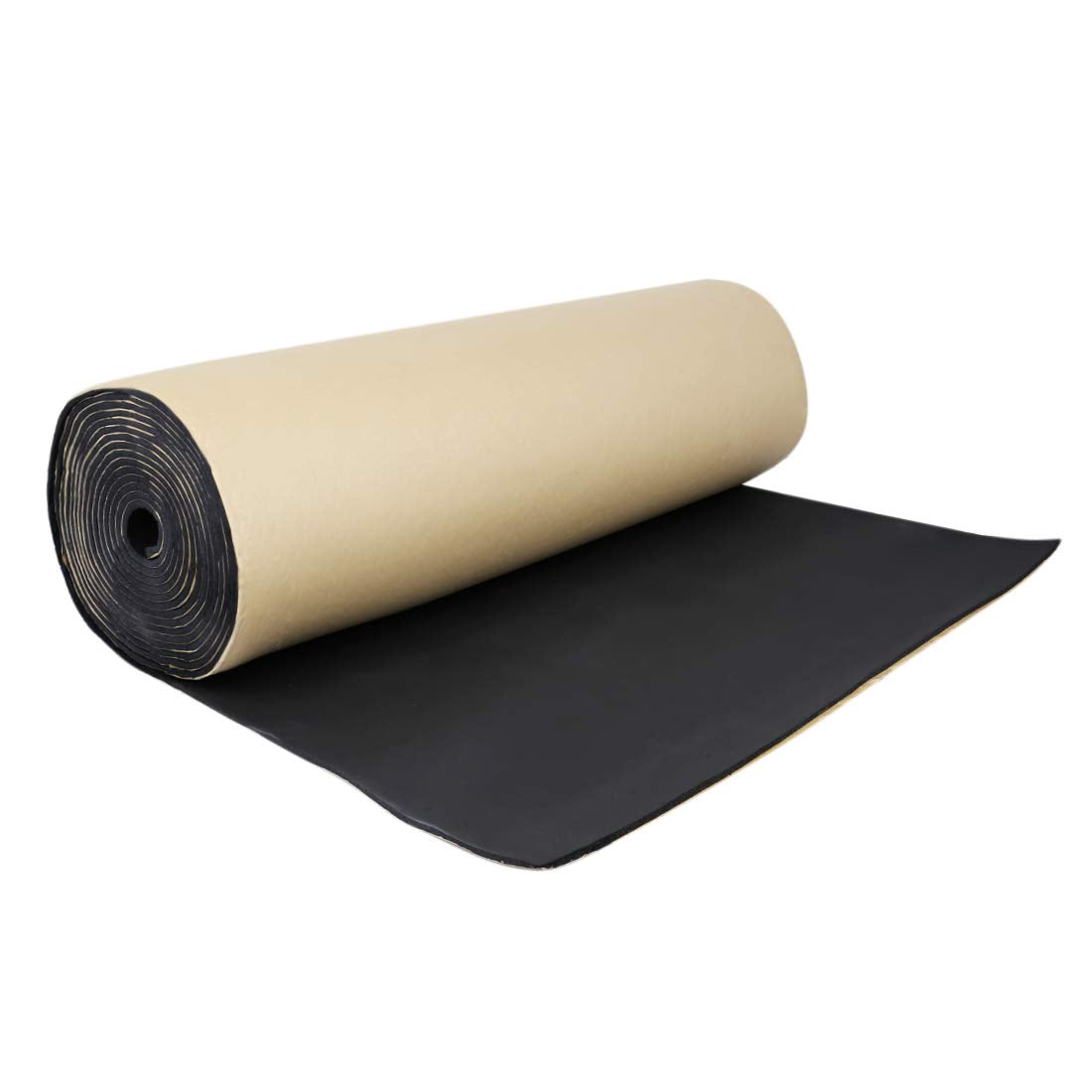 uxcell 1 Pcs 315mil/8mm 16.36sqft Car Heat Insulation Pad Underlay Foam Self-Adhesive Sound Deadening Replace and Auto Dampening