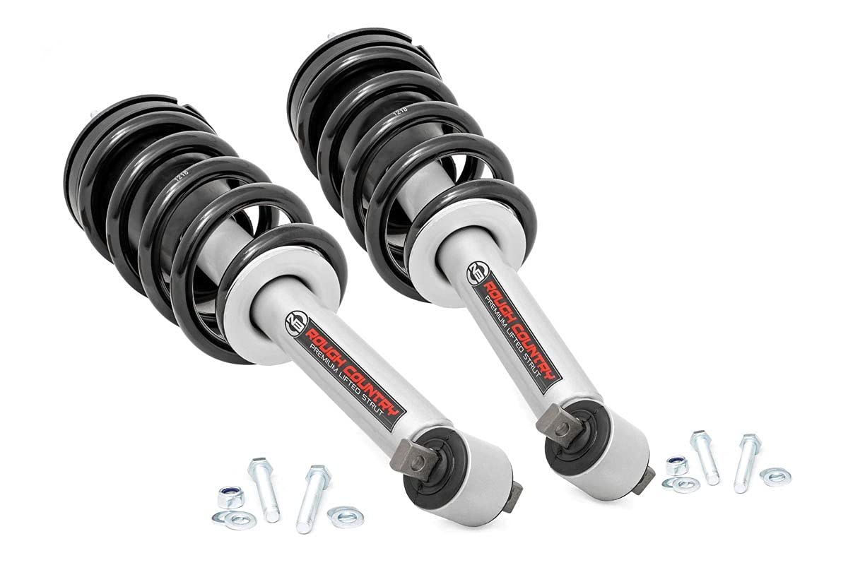 Rough Country 3.5 N3 Loaded Struts | (fits) 2007-2013 Chevy Silverado GMC Sierra 1500 | Coil Spring Struts | 500030