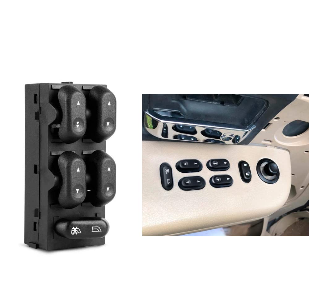 Driver Side Master Power Window Switch 5L1Z14529Aa For Ford F150 2004 2005 2006 2007 2008, For Ford Expedition 2003 2004 2005 20