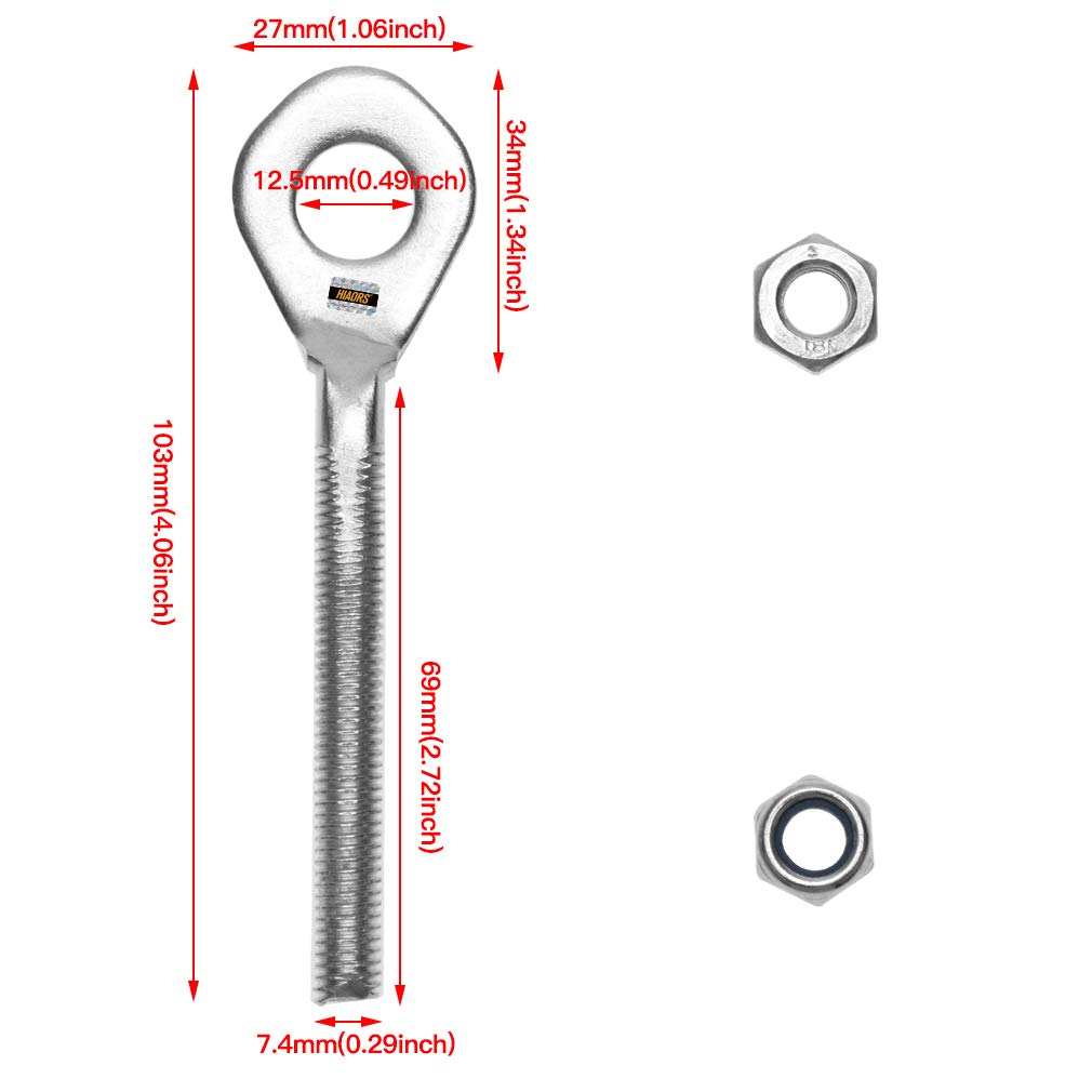 HIAORS Chain Axle Adjuster Adjusters for 50cc 70cc 90cc 110cc 125cc 250cc Buyang TaoTao Kazuma Chinese Coolster Kazuma Peace ATV