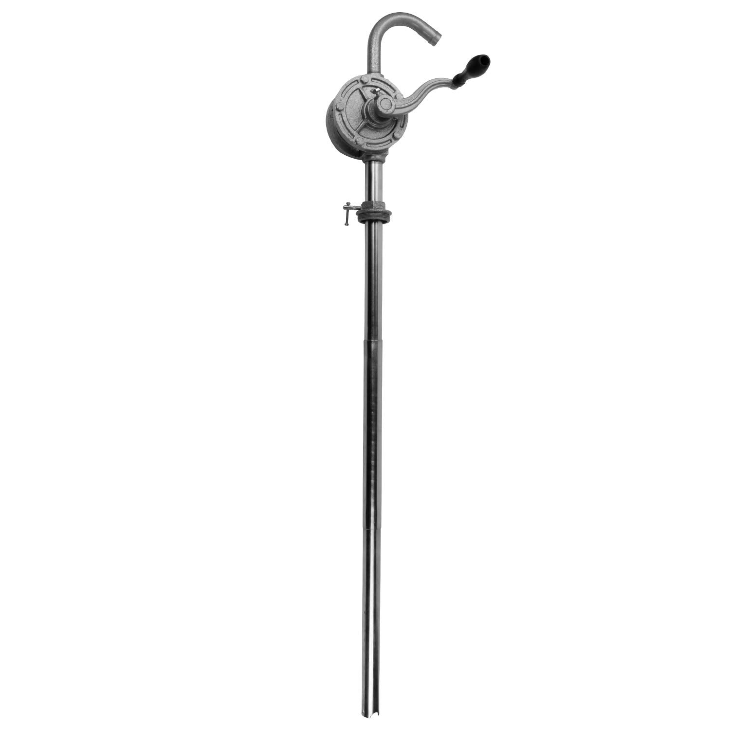 TERA PUMP - TRWS25-HD Durable Rugged Cast Iron Steel NBR Rotary Hand Pump, Dispenses 1.3 Gallon per 20 Turns, Fits 15-55 Gallon 