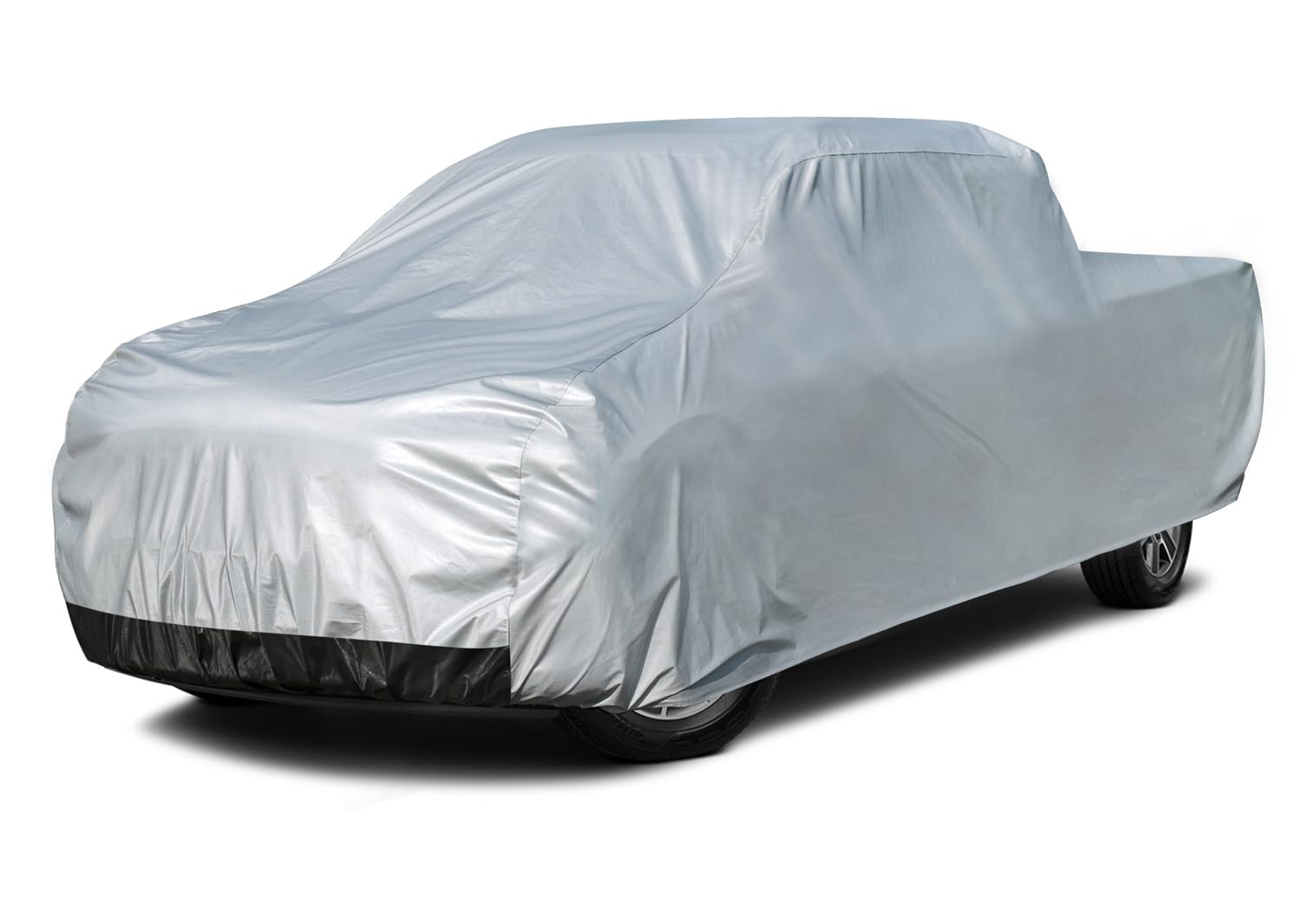 Kayme 6 Layers Truck Cover Waterproof All Weather, Heavy Duty Outdoor Pickup Cover Sun Uv Rain Protection, Universal Fit (Length