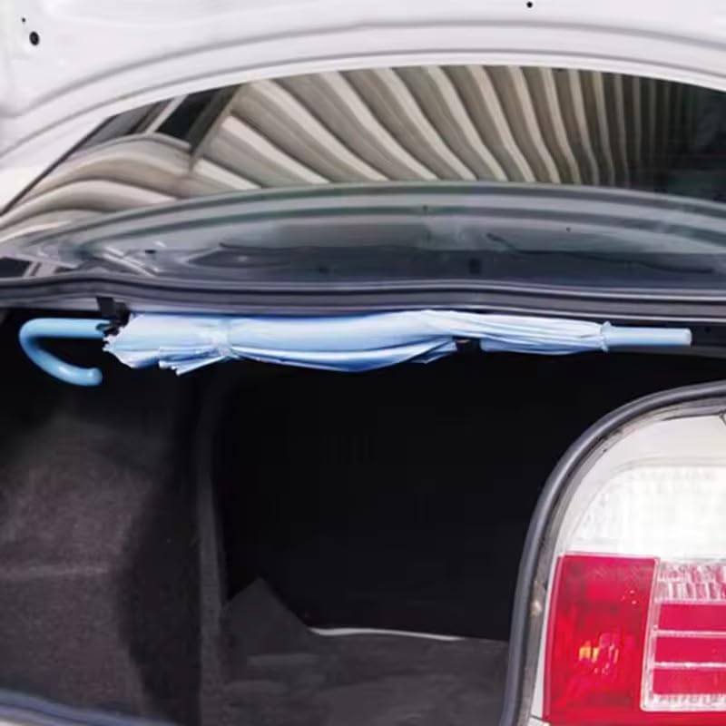 3PCS Car Trunk Umbrella Hanging Hook Automobile Small Objects Organizer Self-Adhesive Hooks Car Interior Storage Holder