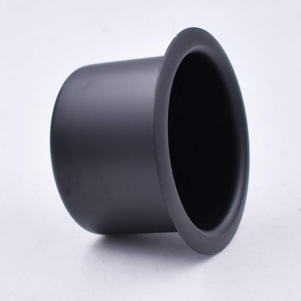 Mollensiuer Metal Sofa Recliner Cup Holder Insert - 2Pcs, 80mm x 60mm, Black for Sofa, Boat, RV, Couch, Car, Truck, Poker Table