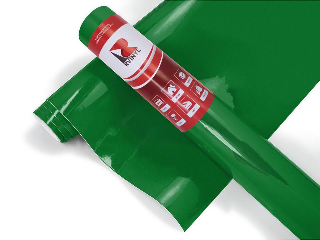 3M 1080 G336 Gloss Green Envy (1Ft X 1Ft) Vinyl Wrap Film Sheet With Air-Release For Cars, Trucks & More (1Sq Ft Roll)