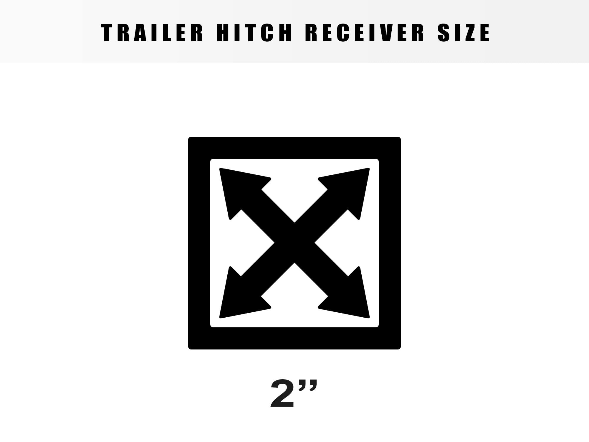 Armordillo 2009-2017 Chevytraverse Class 3 Trailer Hitch - Black