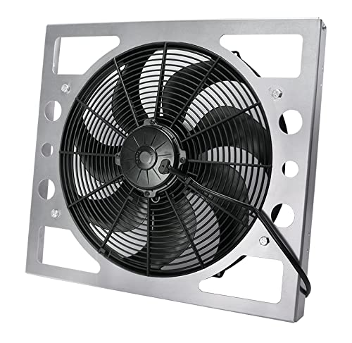 Derale 20161 Jeep Wrangler Direct Fit Electric Fan Kit , Black