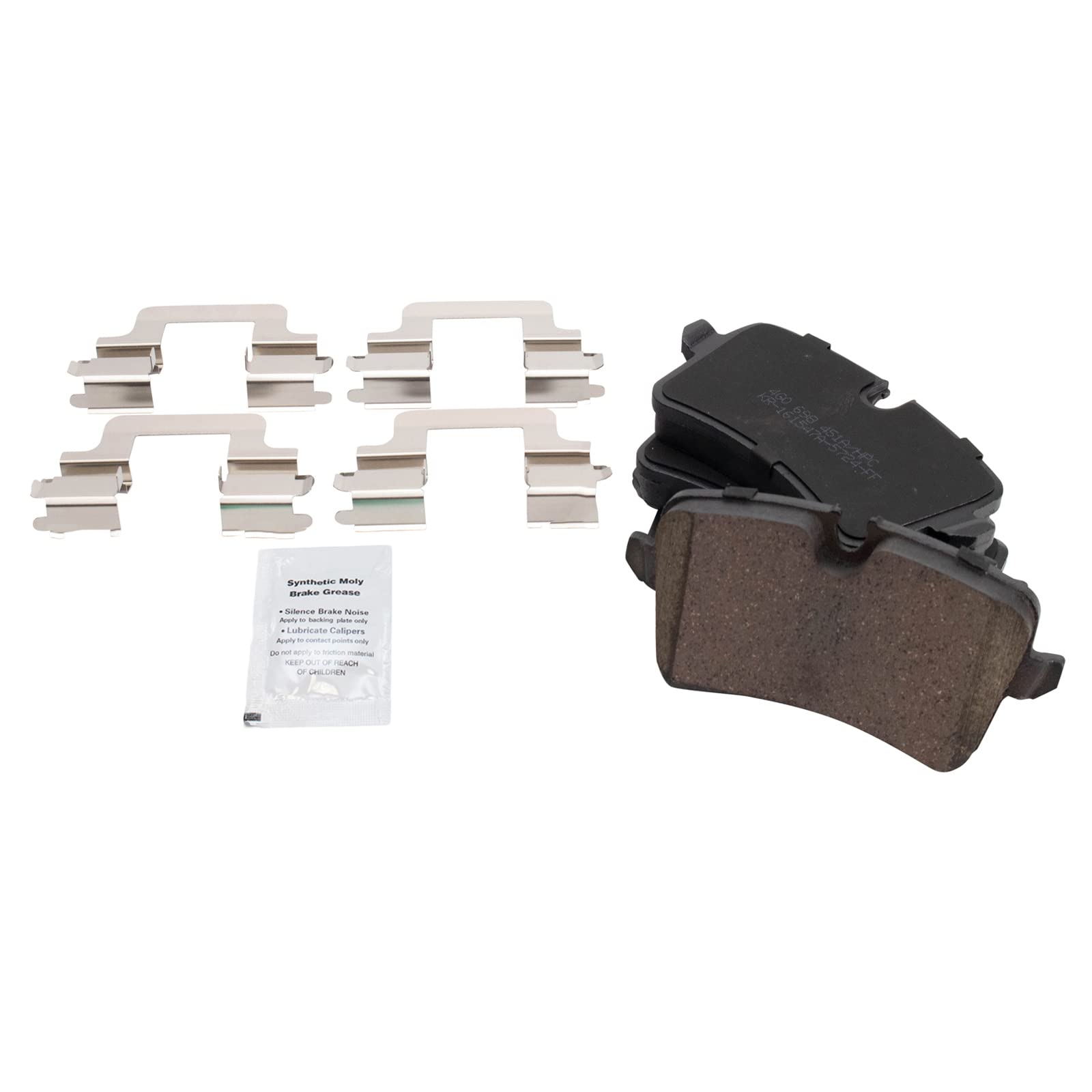 TRQ Rear Brake Pads Ceramic Compatible with 2012-2018 Audi A6 A6 Quattro A7 Quattro 2011-2018 A8 Quattro 2013-2015 RS5 2014-2018