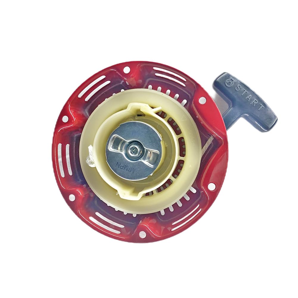QYMOTO 98cc Recoil Pull Starter for Coleman Mini Bike & Predator Engine - Durable Rubber Assembly with Spark Plug