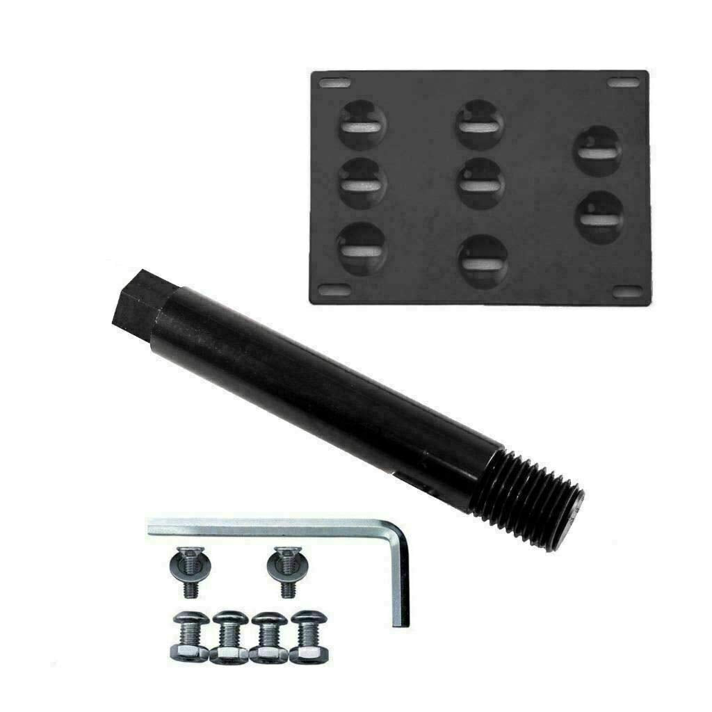 Xotic Tech License Plate Mounting Bumper Tow Hook Bracket Compatible With Mercedes W205 C-Class, X204 Glk-Class, X205 Glc-Class, W212 W213 E-Class, W166 Gle-Class, Black