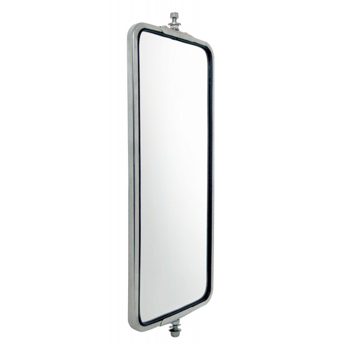 United Pacific 86501B Heated Stainless Steel Mirror - 7" x 16" West Coast LED