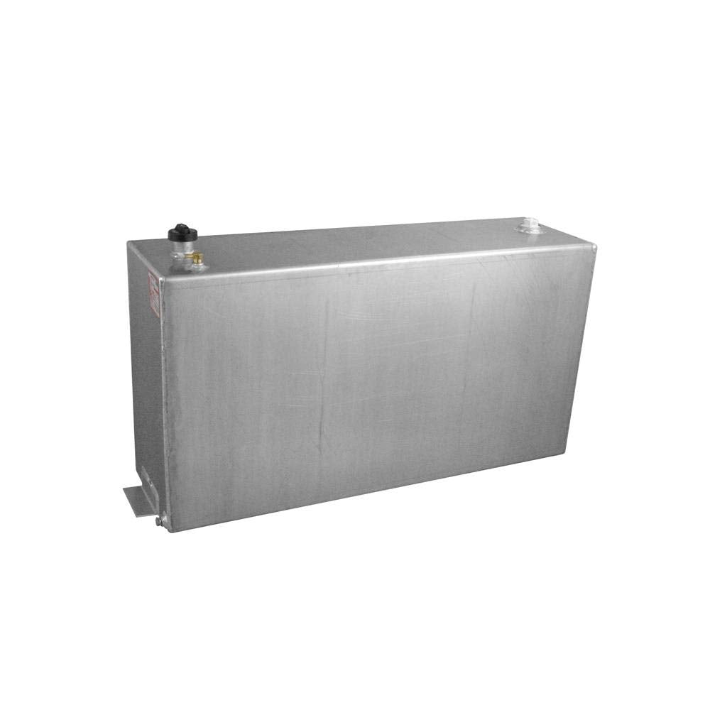 Rds Mfg Inc 72118 Vertical Transfer Fuel Tank - 90 Gallon Capacity 60' L X 14' W X 26' H, Silver Mill Finish Aluminum