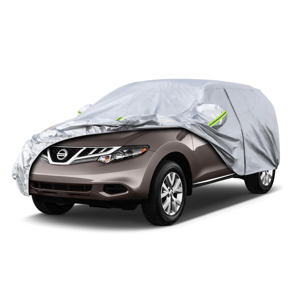 Koukou Suv Car Cover Custom Fit Nissan Murano From 2002 To 2025, Waterproof Car Cover All Weather For Automobiles Outdoor Indoor