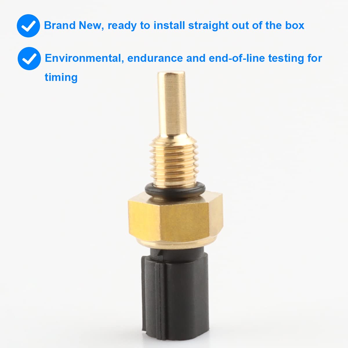 Coolant Temperature Sensor, Ect Temp Sensor 158-0811 1580811 Compatible With Honda Acura - 2003-2007 Accord, 2001-2011 Civic, 20
