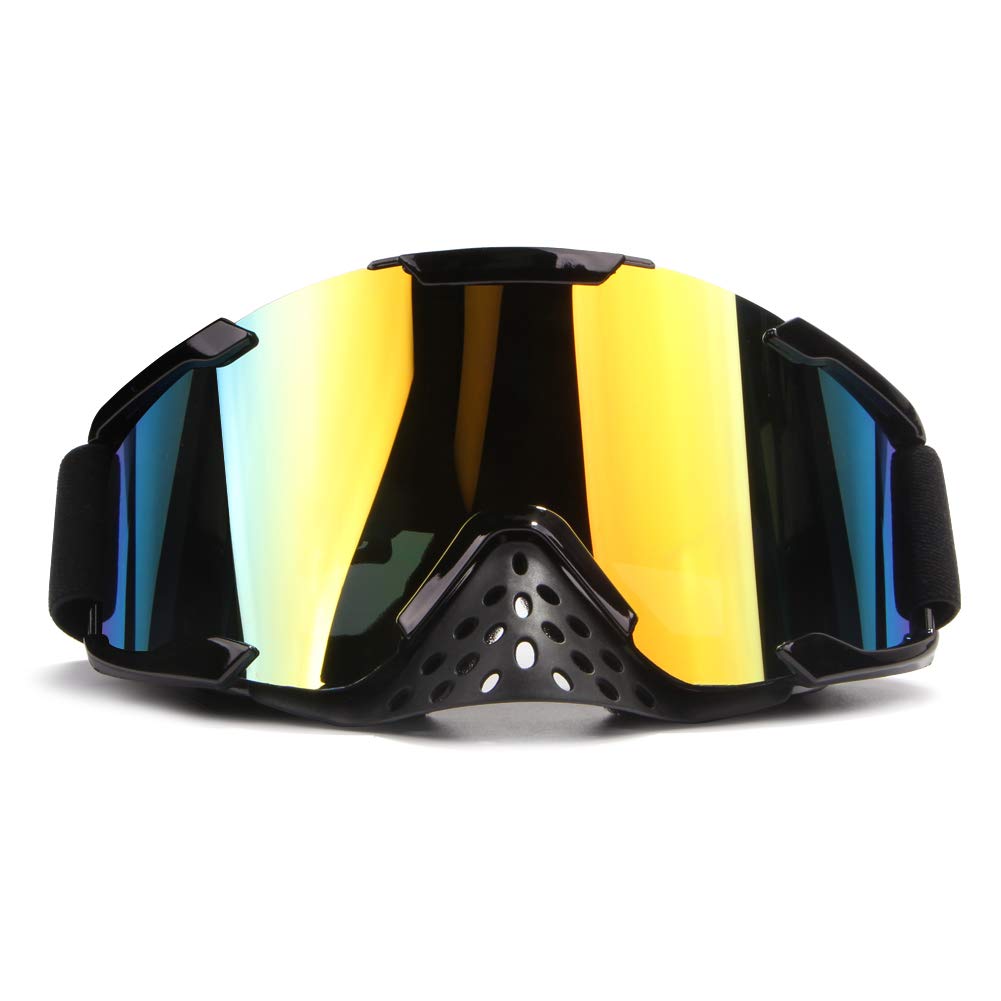 4-Fq Motocross Goggles Dirt Bike Goggles Adult Pu Resin Motorcycle Goggles Windproof Atv Goggles Dustproof Crg Sports Riding Gog