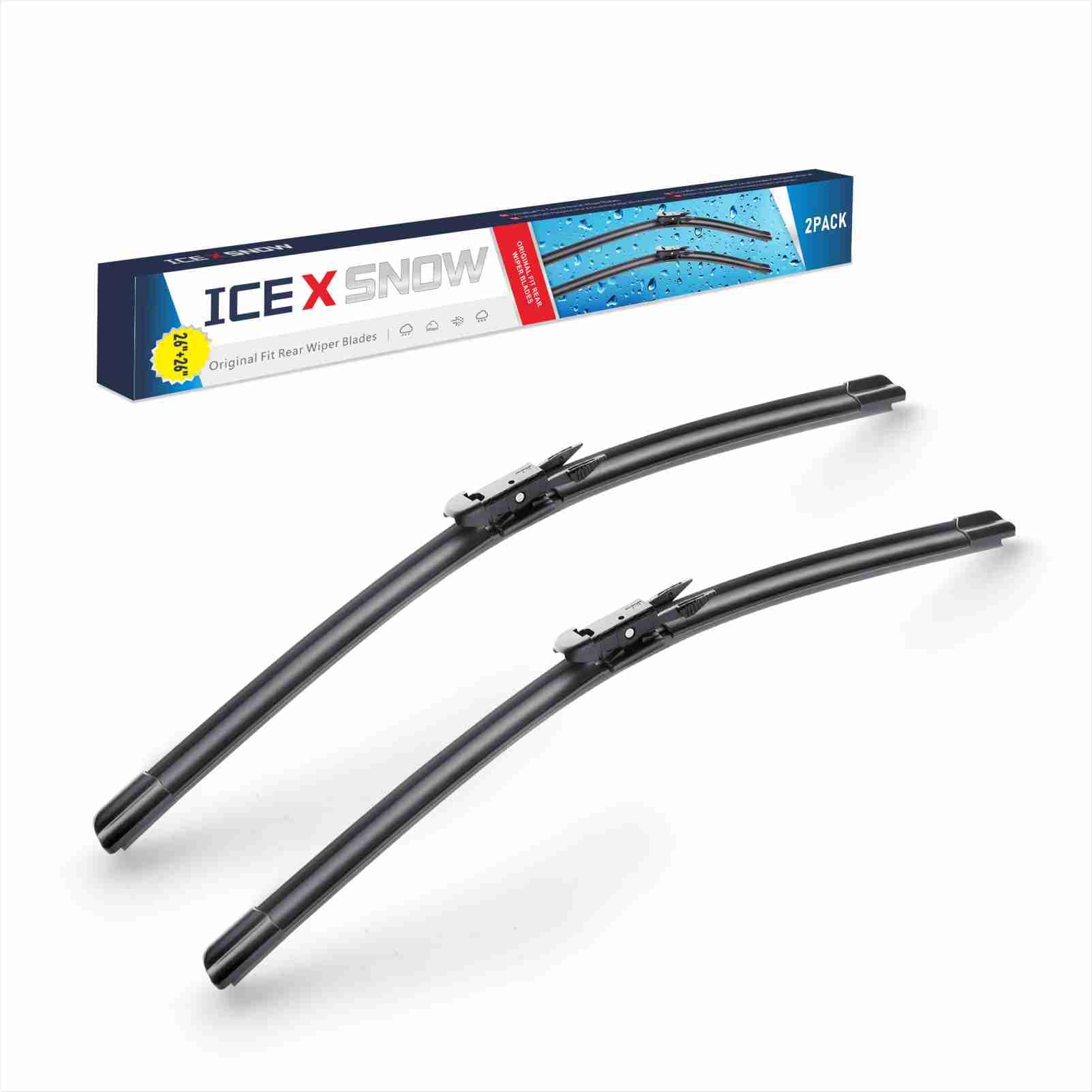 26'' 26''Automotive Replacement Front Windshield Wiper Blades For Ford Fusion 2020 2019 2018 2017 2016 2015 2014 2013 Pinch Tab