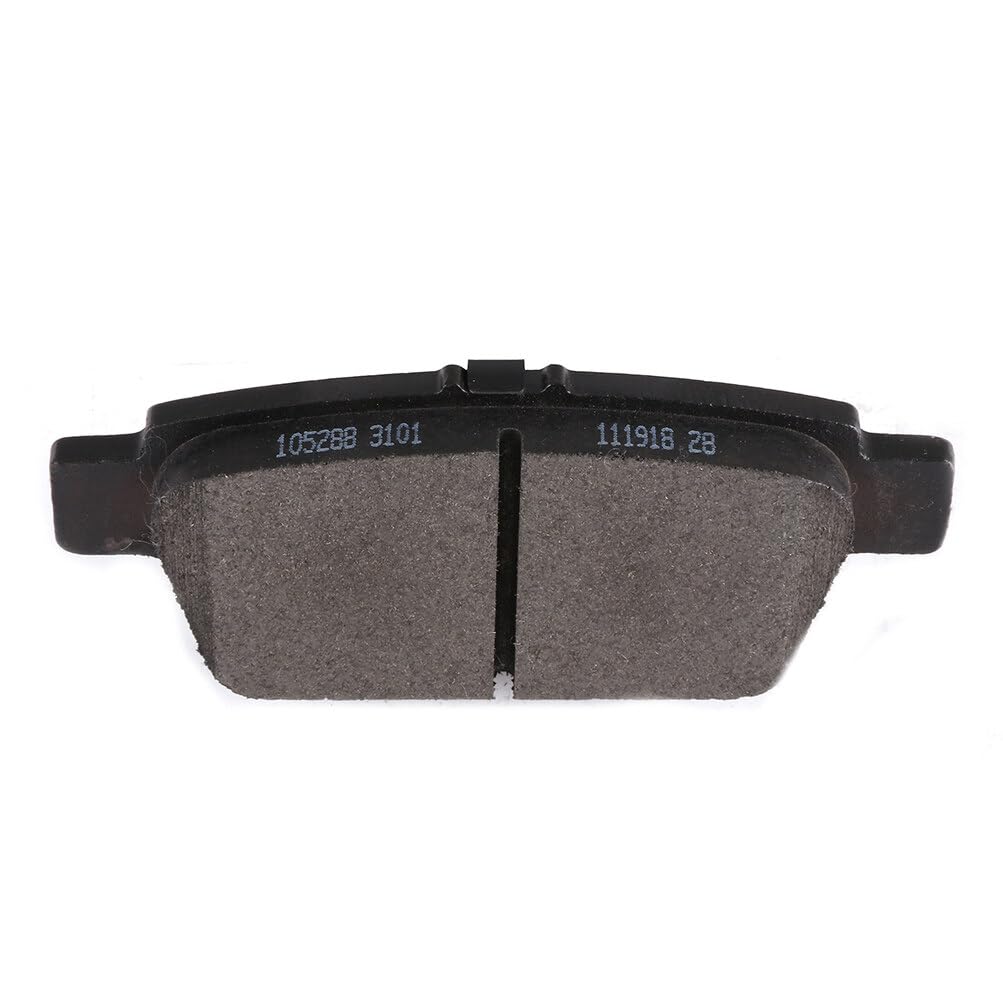 Cciyu D1102 D1103 Front & Rear Semi-Metallic Disc Brake Pads Kit For Honda Ridgeline 2006-2011 8Pcs