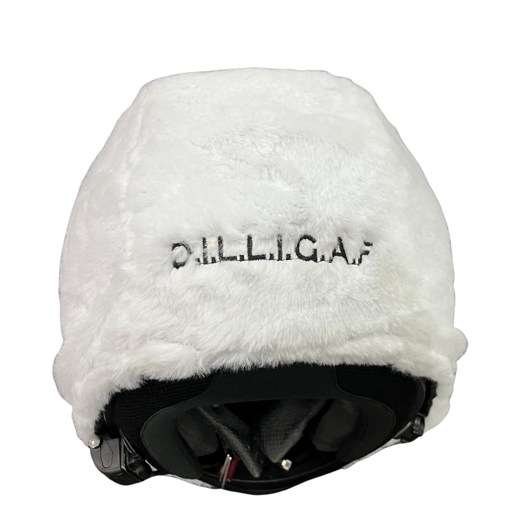 Carbon Moto Gear Skull Motorcycle Helmet Cover Sleeve - Funny Halloween Full Face - One Size - White