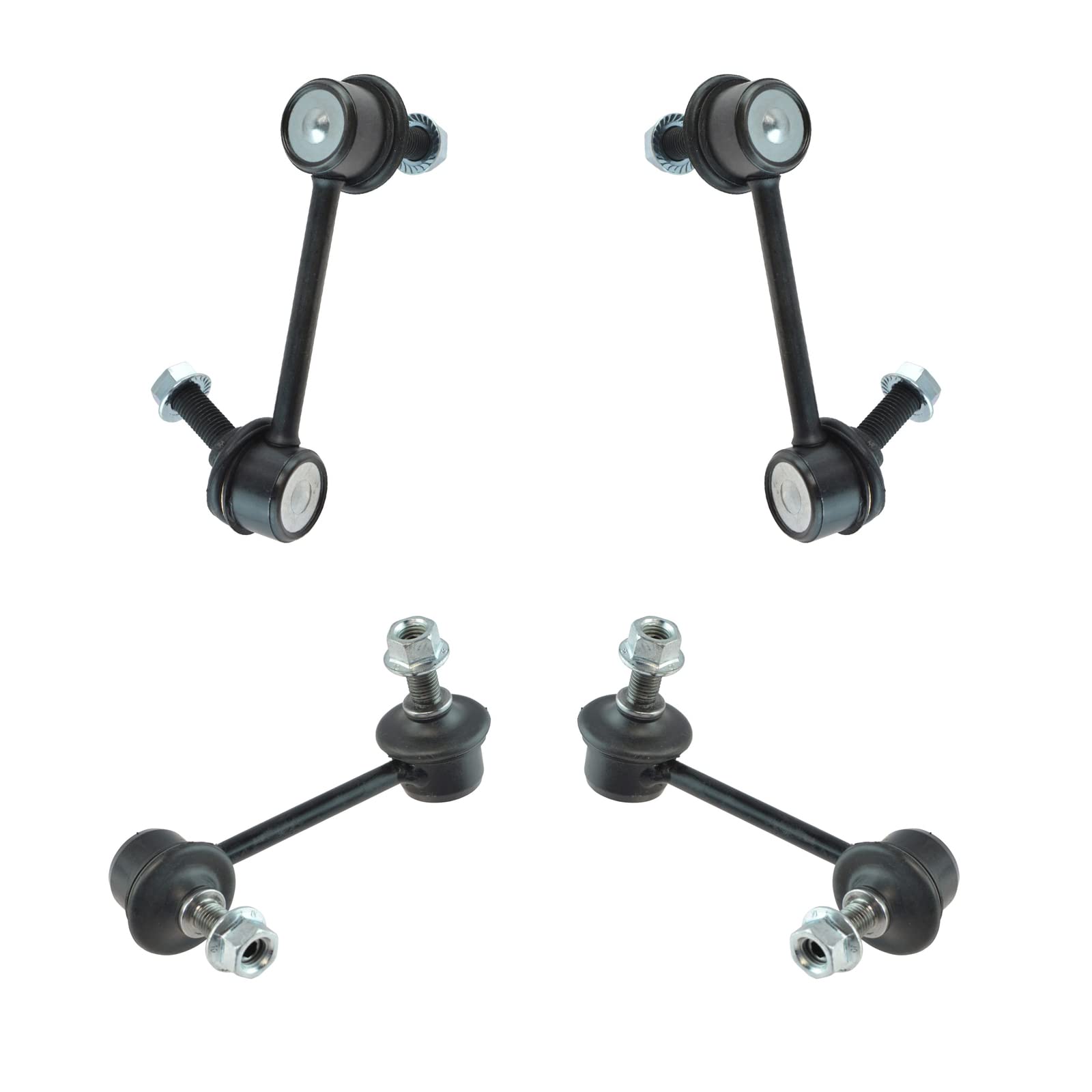 Trq Front & Rear Sway Bar Stabilizer Link Set Compatible With 2007-2012 Mazda Cx-7