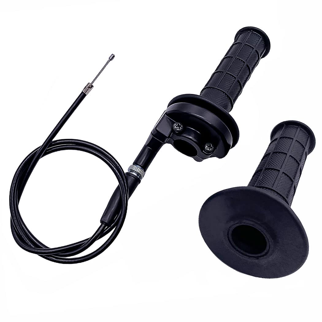 Auto-Moto Twist Throttle Cable Housing Grips Set for Mini Bike Pit Bike Dirt Bike MOTOVOX MBX10 MBX11 and Warrior MB165 MB200 5.