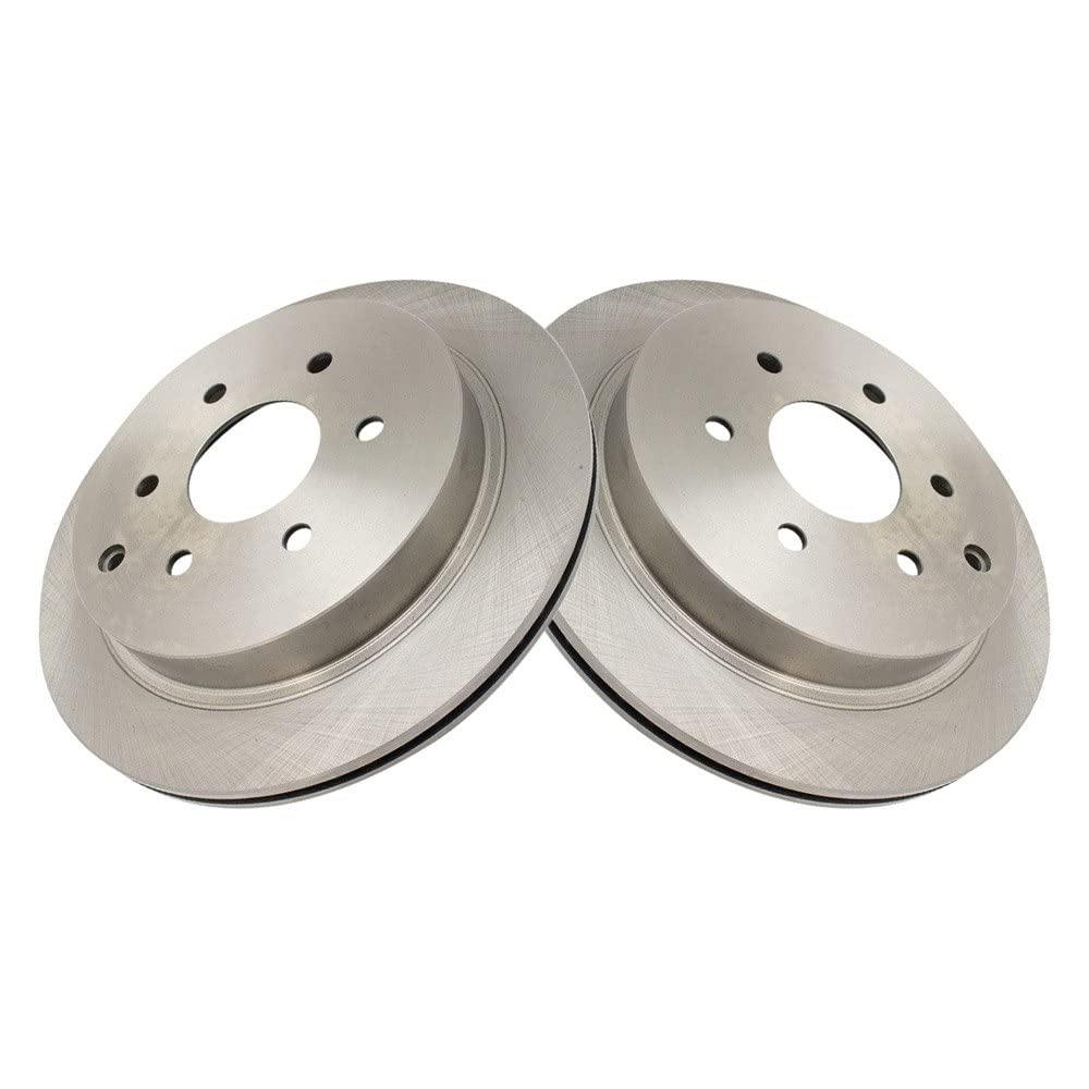Trq Rear Brake Rotors Set Vented Compatible With 2011-2013 Infiniti Qx56 2014-2022 Qx80 2017-2022 Nissan Armada