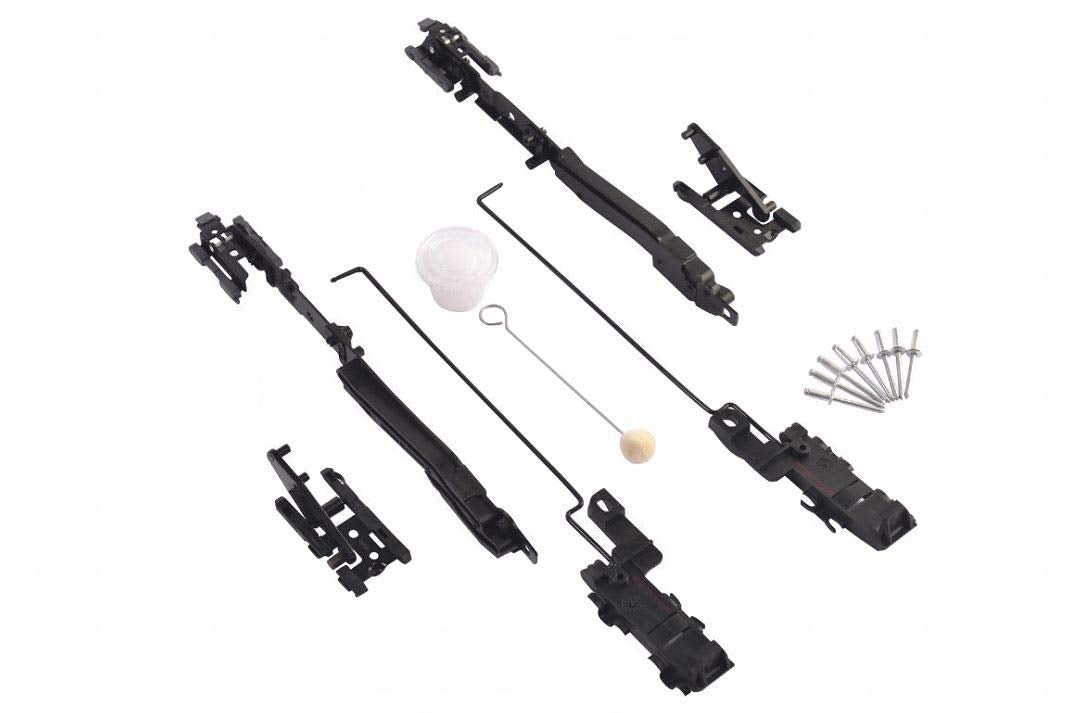 SunRoofKits Sunroof Track Assembly Repair Kit for Ford F150/F250/F350/F450/Expedition | Plastic Parts | 2000-2016 Models