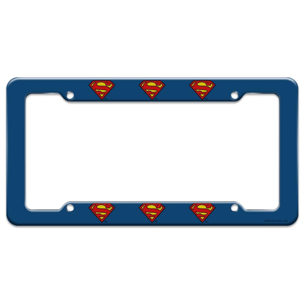 Graphics & More Superman Classic S Shield Logo License Plate Tag Frame