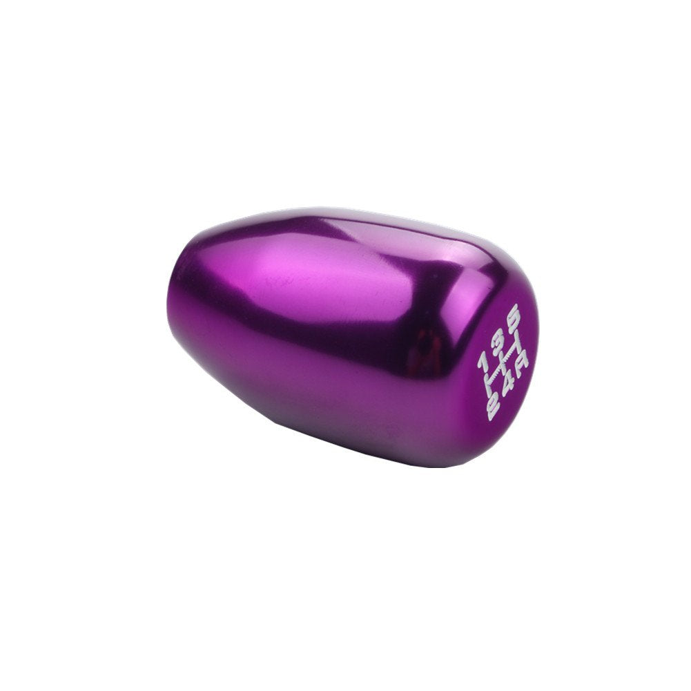 Dewhel Jdm Universal 5 Speed Manual Shift Knob M10X1.5 Screw On Purple