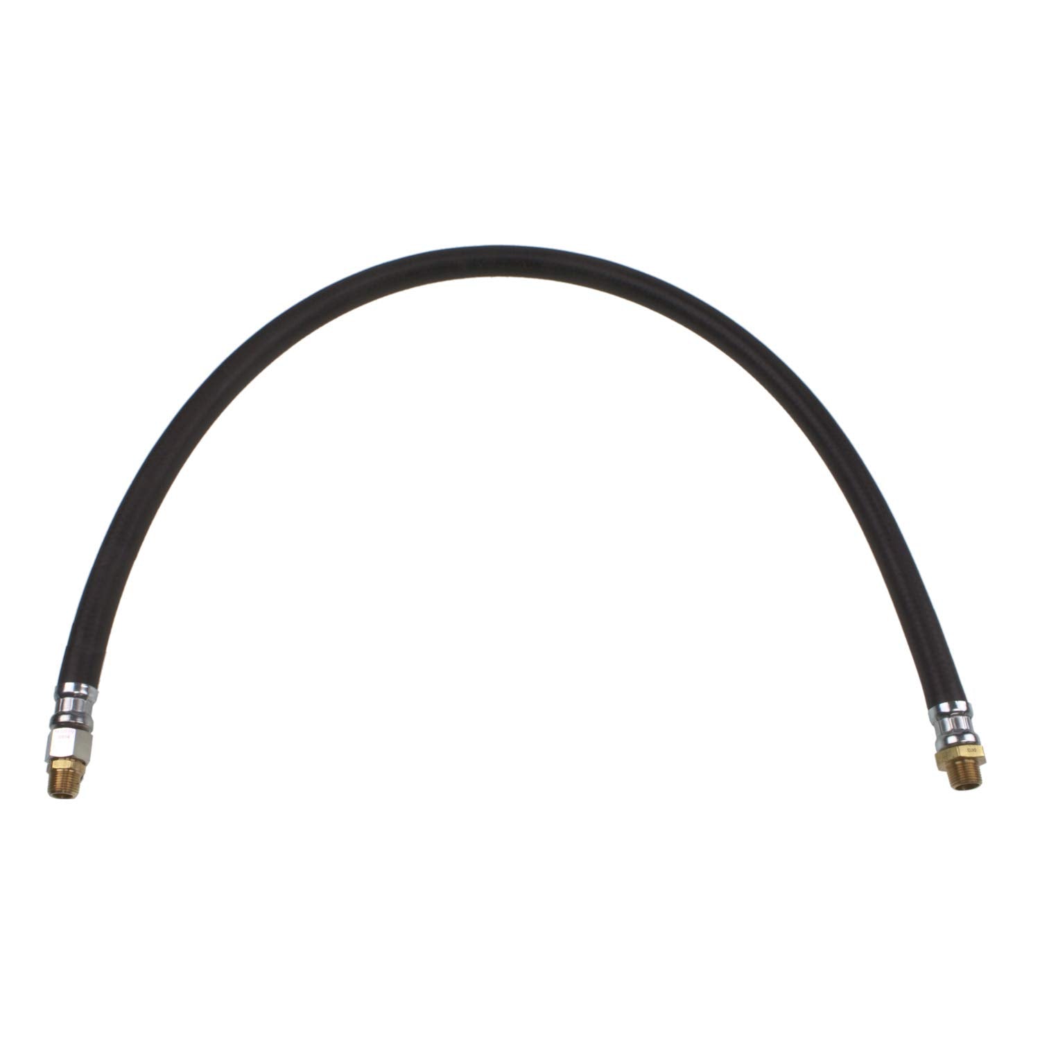 1/2' Air Hose Assembly - 40' - 3/8'-18 (1 Fixed & 1 Swivel) - Max Op 225 Psi