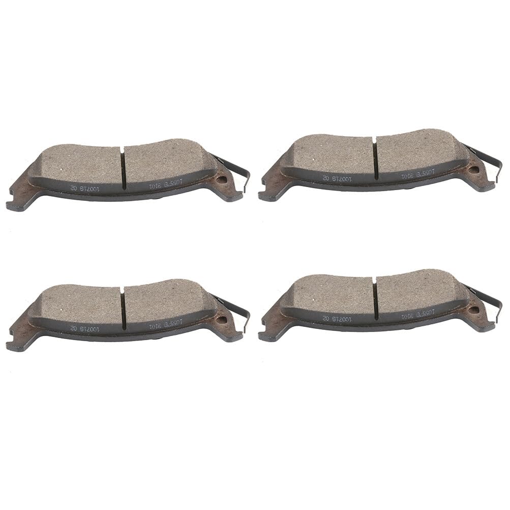 Cciyu D932 Rear Semi-Metallic Disc Brake Pads Kit For Ford For Crown Victoria 03-11, For Ford For Ranger 10-11,For Lincoln Town